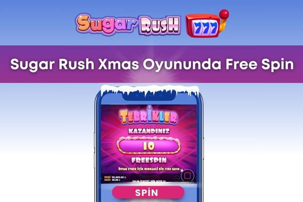 Sugar Rush Xmas Oyununda Free Spin